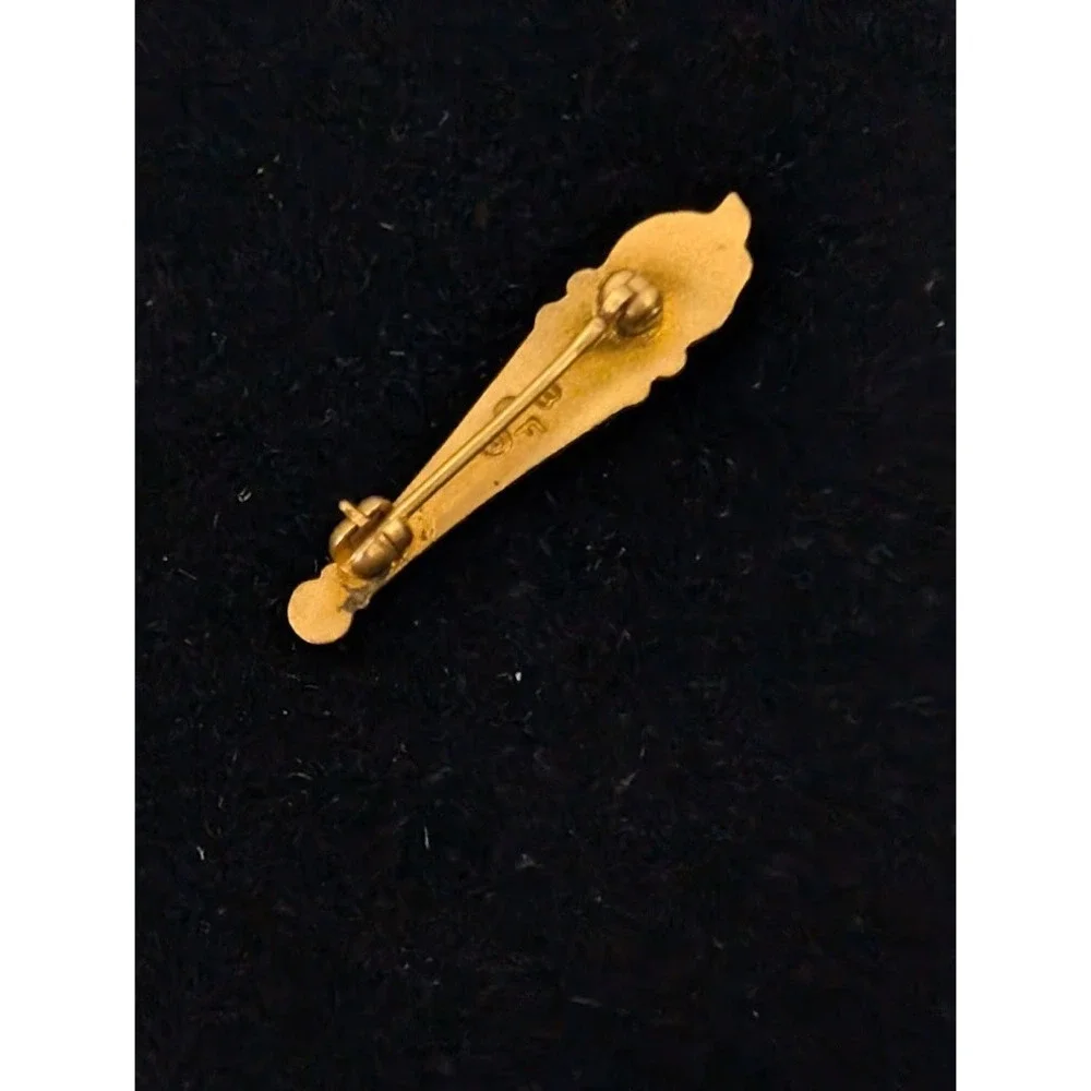 VTG Junior Honor Society NJHS Lapel Pin Gold‎ Filled B GF Flaming Torch Award